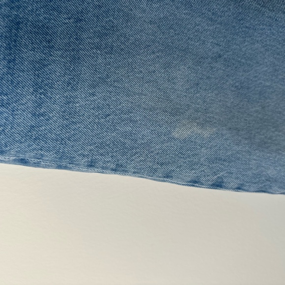 Sandro Wide Leg Jeans Blue Denim High Waist Size 34 - Picture 7 of 13